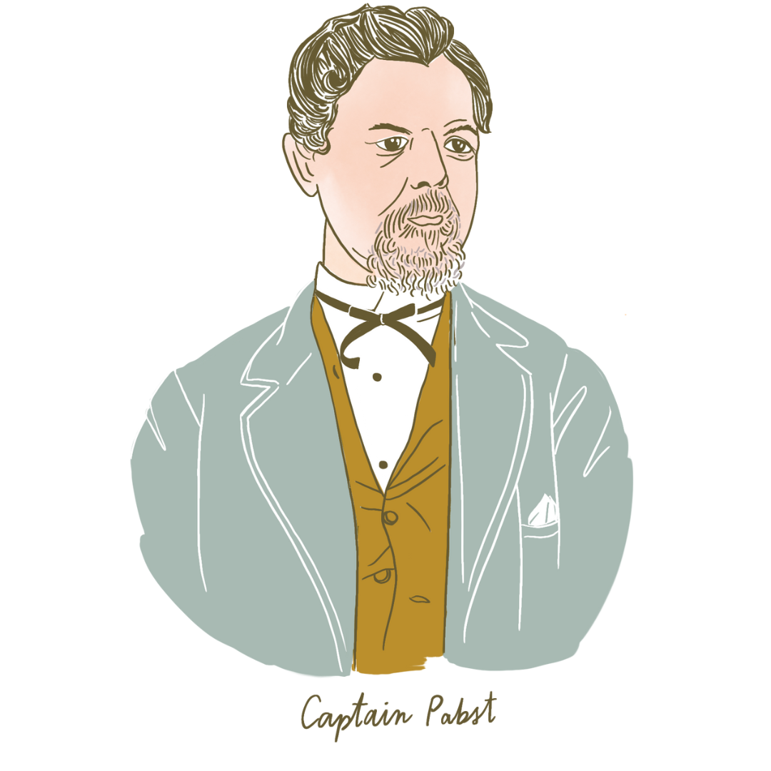 Cpt. Pabst Sticker | Pabst Mansion
